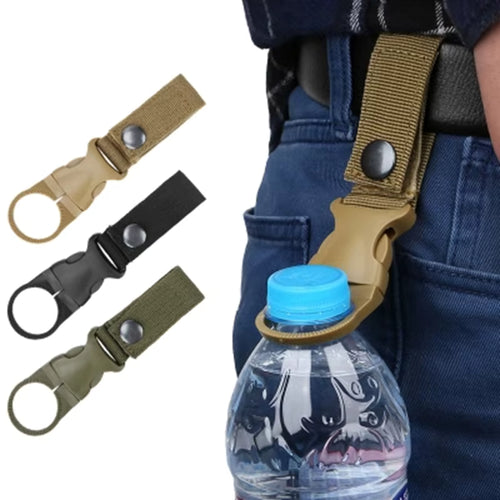 Quickdraw Carabiner outdoor hike Water Bottle Buckle Hanger Hook