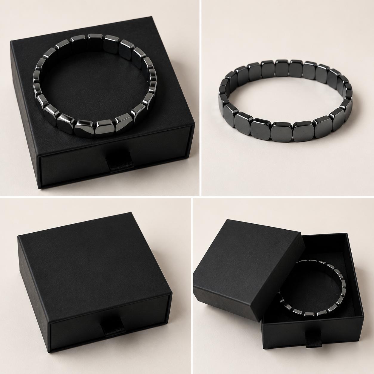 New Hemios Hematite Bracelet for Men best for Gift and Party Wear