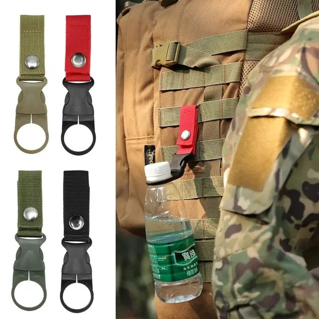 Quickdraw Carabiner outdoor hike Water Bottle Buckle Hanger Hook